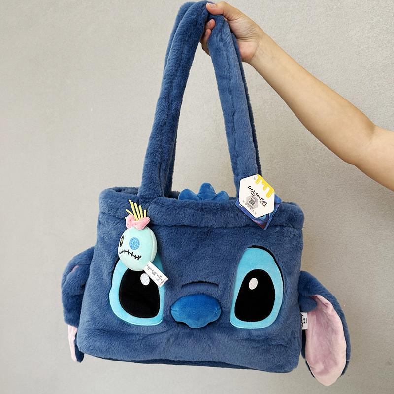 Genuine Stitch Plush Bag Cute Large Capacity Woody Autumn And Winter Plush Shoulder Bag Sullivan Tote Bag Book
