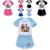 Kpop Demon Hunters Children Summer Short Sleeve Shorts Sport Set With Soft Cotton Fabric For Active Play