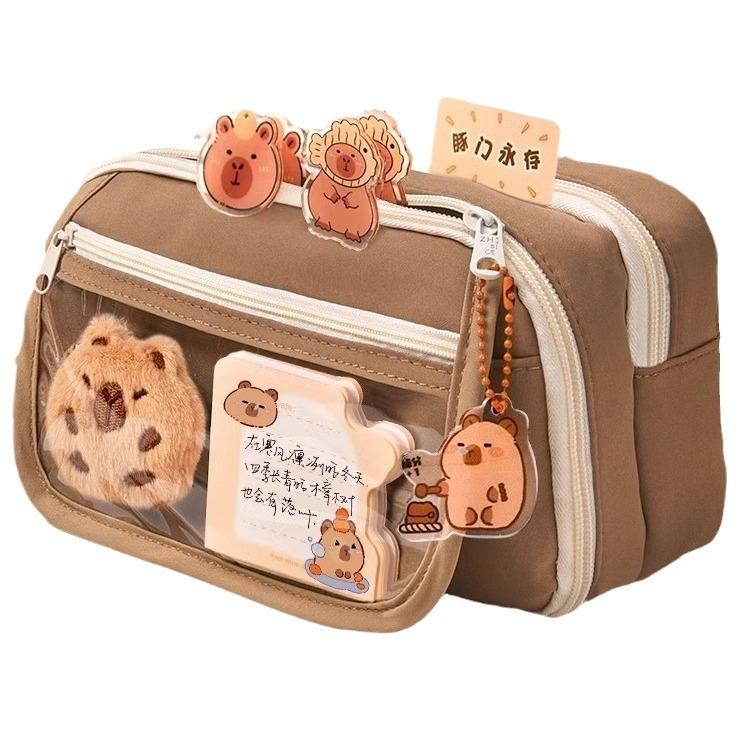 Girls' Elementary School Stationery Box, Junior High School High-value Pencil Case, Girls' Children's Multi-layer Large-capacity Pencil Case