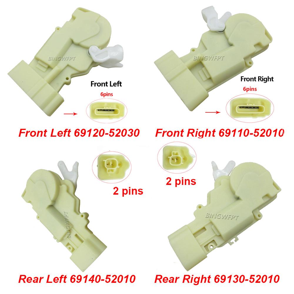69110-30010 Left & Right Front Door Lock Actuators for Toyota Echo