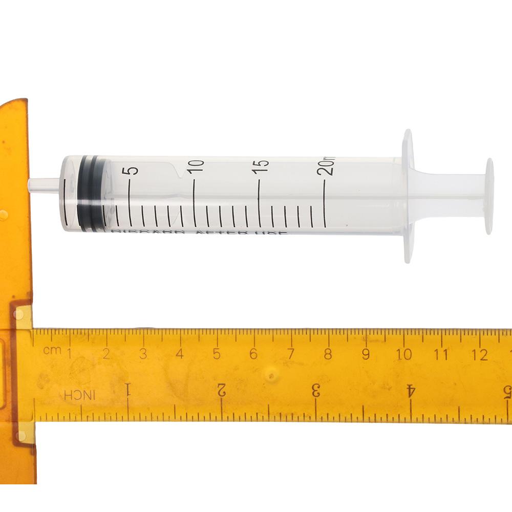 10 Pack 20ml Syringe Syringe Without Needle Rubber Ring Used In Scientific Laboratories Liquid Pet Medicine Feeder