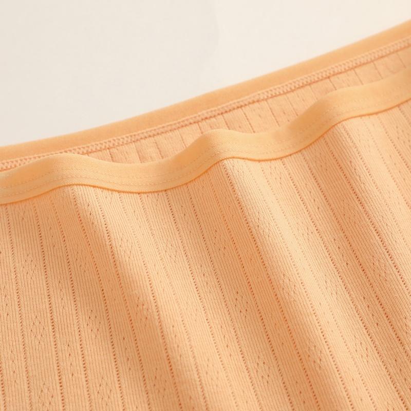 FINETOO 6 KUSŮ/SADA Dámské bavlněné kalhotky Pohodlné spodní prádlo Nízký pas Kalhotky Dámské spodní prádlo Sexy spodní prádlo Kalhotky XS-XXL Jednobarevné kalhotky