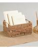 Elegant Woven Storage Basket for Desktop and Coffee Table - Perfect for Organizing Sundries and Snacks