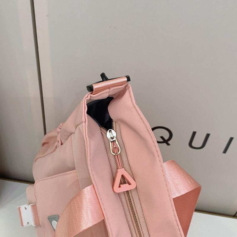 Student cloth bag Large capacity tote bag Trend casual shoulder bag Crossbody bag Commuter handbag Water-proof