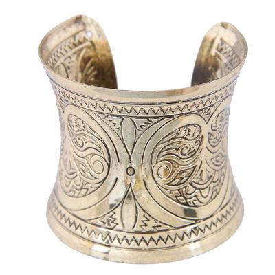Bracciale Aperto in Metallo Retro alla Moda Europeo e Americano