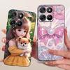 Black Case For Motorola Moto G77 Cover XT2621-4 Fashion Butterfly Cute Luxury Painted Silicone Casing For Moto G77 Motorola G77