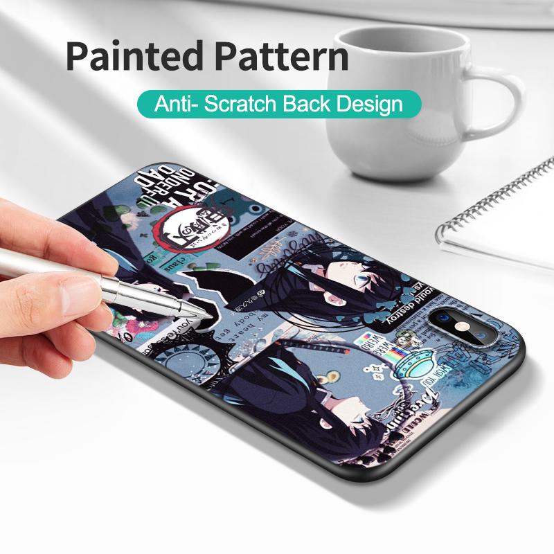 Black Tpu Case For Motorola Moto G31 G40 Fusion G41 G50 G51 edge30 G10 G20 G30 G100 5G G22   Tokitou Muichirou