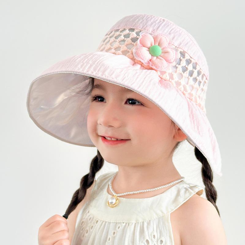 

Пляжная шляпа Широкие поля Шляпа с открытым верхом Детская шляпа от солнца Шляпа от ультрафиолета для мальчиков и девочек Шляпа для защиты от солнца