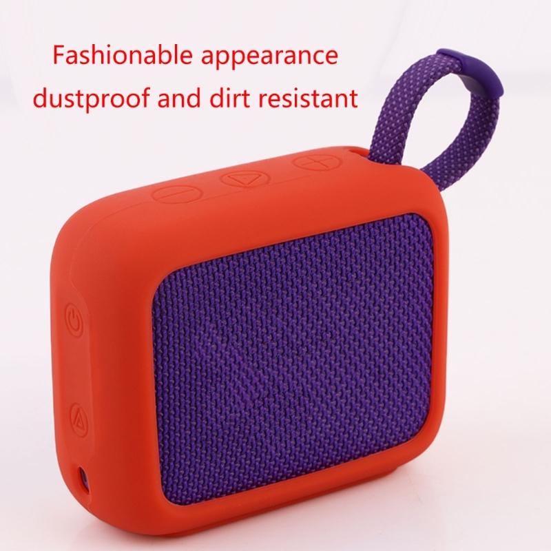Silicone Speaker Protective Sleeve Speaker Skin Cover Shockproofs Antidrop Case for GO 4 GO4 Speaker