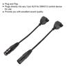 2PCS 3pin XLR3 to RJ45 Female Cable Plug and Play XLR Network Cord for LED Strip Recording Studio