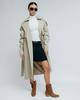 Langer Trenchcoat für Damen ICON 223 36 hellbeige
