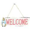 The Beloved Peter Rabbit Welcome Board, Measuring 24 X 8 X 3cm Thick, Welcomes You with the Adorable Peter Rabbit. The Delicate Fur and Delicate Color