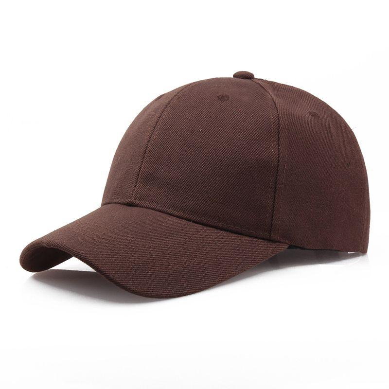 Plain Baseball Cap Strapback Adjustable Solid Blank Hat  Men Women Visor Caps