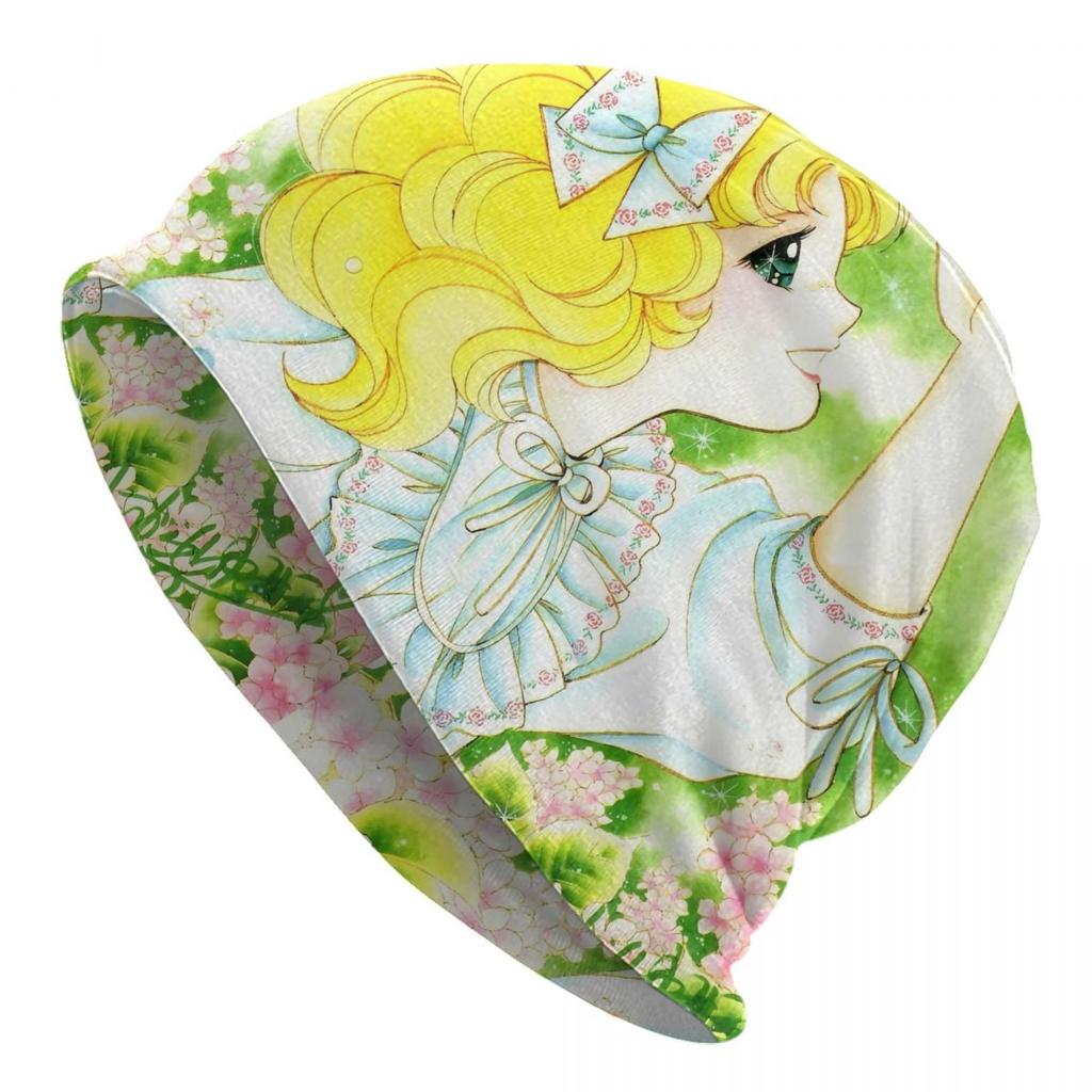Candy Candy Candice Anime Unisexga Girl Bonnet Homme Hip Hop Knitted Hat For Warm Winter Cartoon Nime And Terence Beanies Caps