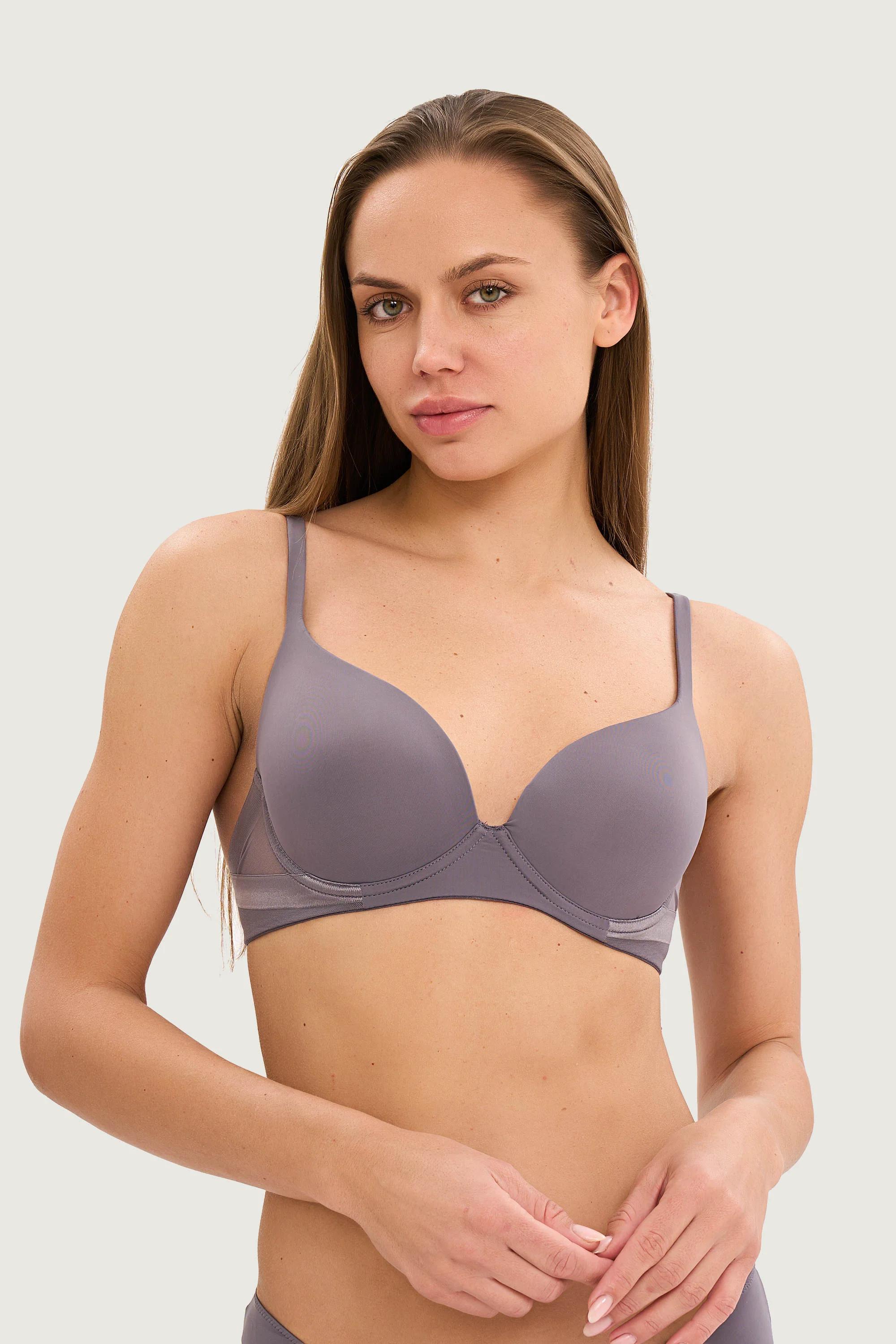 

Бюстгальтер з ущільненої чашкою Lormar (81625) 80B сірий