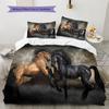 1PC Horse Bedding Quilt Set Quilt Cover Pillowcase Home Decoration Birthday Gift (1 * duvet cover + 15 * pillowcase, without core)