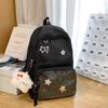 Versatile Simple and Beautiful Female College Student Ins Cute Large Capacity High School Student Backpack Transparent Pain Bag