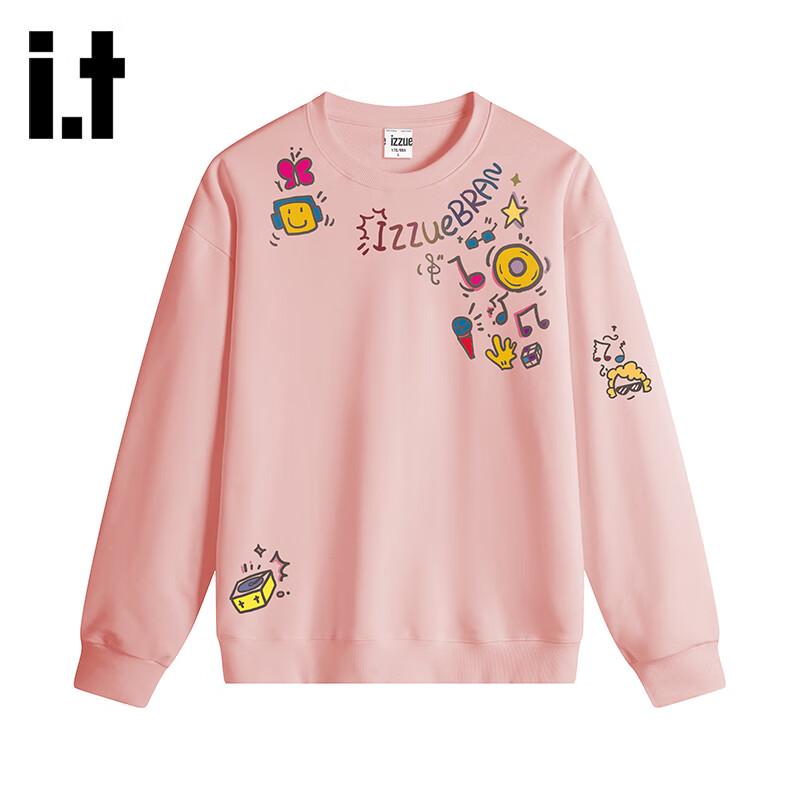 Izzue Unisex Creative Print Crewneck Sweatshirt