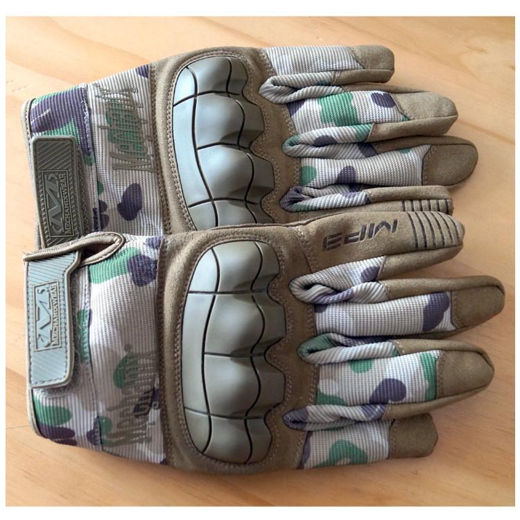 

Militarystyle Full Finger Tactical Gloves With Wearresistant Superfiber For Hiking And Cycling L камуфляжний