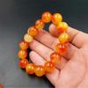 A-Grade Imitation Yellow Dragon Jade Round Bead Bracelet