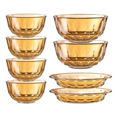 LocknLock Jingpo Amberglas 8-delars Servis- och Matförvaringsset