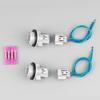 Turn Signal Light Socket Holder with Wire Harness Connector Compatible with Toyota Camry 4Runner Corolla Tacoma Scion tC Replace OE 90075-99078 2PCS