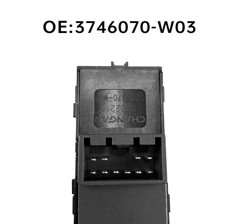 The 3746070-W03 Is a Compatible Rear Passenger Window Regulator Switch for the Changan CS35.