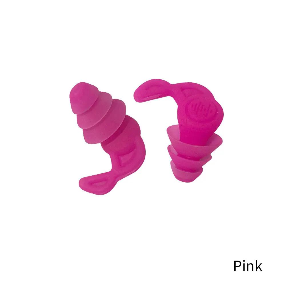 1Pair Soft Silicone Earplugs Noise Reduction Ear Plugs for Travel Study Sleep Waterproof Hear Safety Anti-noise Ear Protector