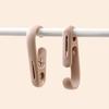10PCS Multi-purpose Clothes clips/S-hooks, Sturdy Plastic Clothes Hangers, Beach Towel Clips, Chair Clips, Towel Rack Clips.