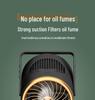 Desktop Foldable Range Hood: Three-Speed, High Suction, Deodorizing, Filtering for Outdoor Barbecue and Hot Pot.