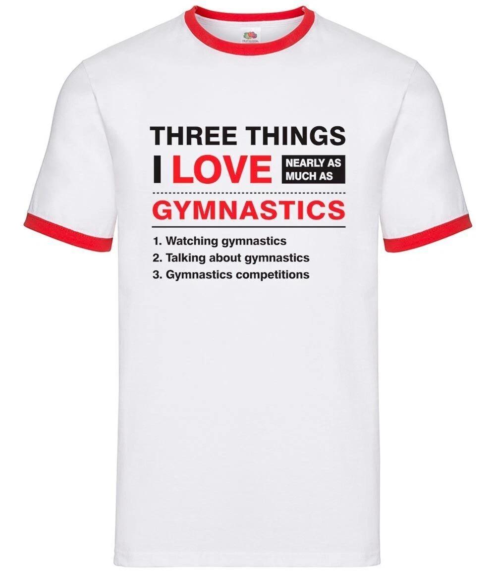 Three Things I Love As Much As Gymnastics - s Ringer - Kids/ Childrens Jumper 110