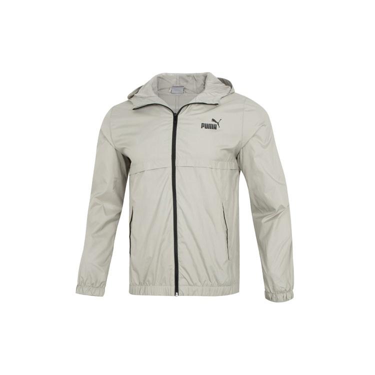 PUMA Ess Solid Windbreaker Logo Grey Men s 849462-68 S
