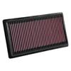 K&N Air Filter for Toyota Corolla Sport, Model: NRE210H/214H, Engine Model: 8NR-FTS, 1.2TURBO, 18-21, Part Number: 33-3080