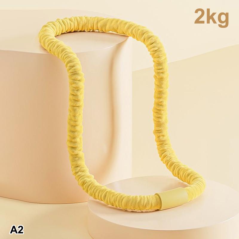 Soft Spring Fitness Hoop Adults Weights Loss Burns Fat Easy To Fold And Store Waist Toning Fitness Circle Unisex Waist Exercise