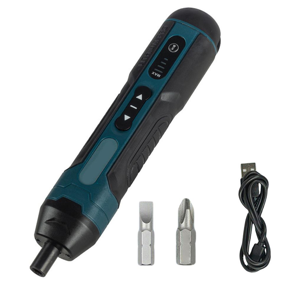 4 Speed Torques Adjustment Electric Screwdriver With Magnetic Tip And Rechargeable Battery For Precisions Work