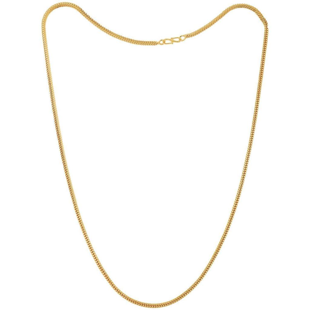 Najnowszy i stylowy, wysoko pozłacany 22-calowy i mosiężny, okrągły, pozłacany łańcuszek inspirowany gwiazdami dla kobiet i chłopców