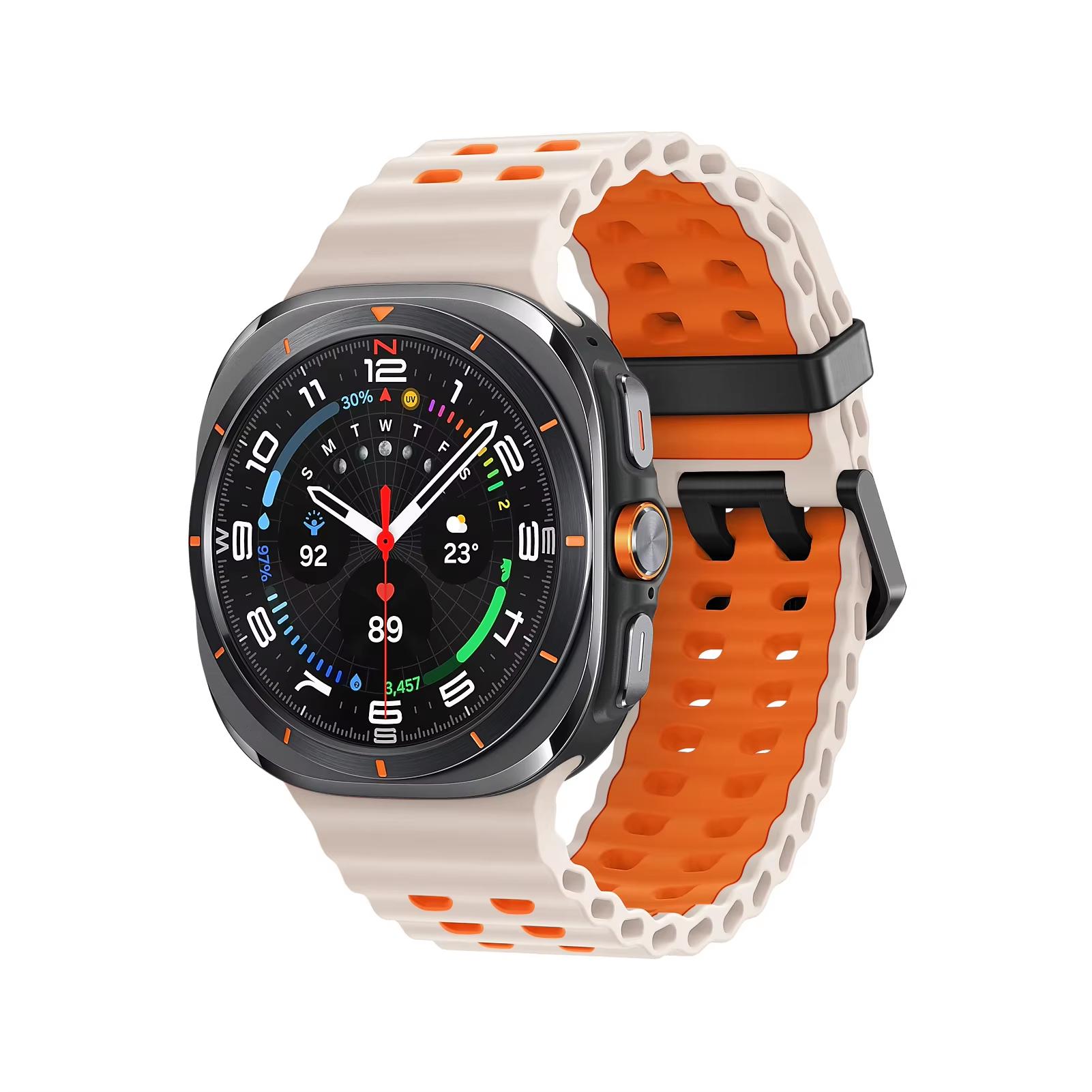 

Silicone Sports Band for Samsung Galaxy Watch Ultra 47mm Ocean Breathable Wristband Correa Galaxy Watch 7 Ultra 47mm Strap Bands Galaxy Ultra 2025