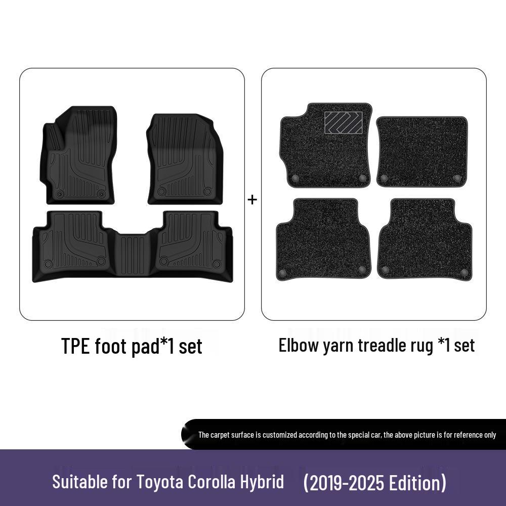 Eco-Friendly TPE Car Mats for Toyota Corolla