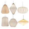 Paper Lantern Shade Nordic Style Folding Pendant Light Shade Creative Decorative Light Cover for Living Room Decor