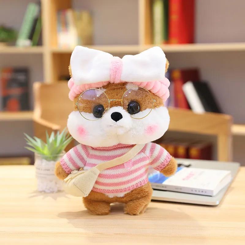 Net Red Shiba Inu Doll Husky Plush Comfortable Toy Puppy Doll Pillow Cute Ragdoll Girl Birthday Gift