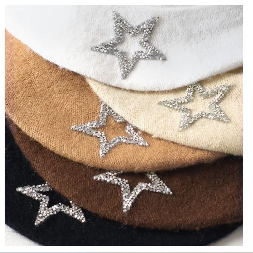 Retro Warm Painter's Hat Artist Style Winter All-match Hat  Spring Autumn Winter