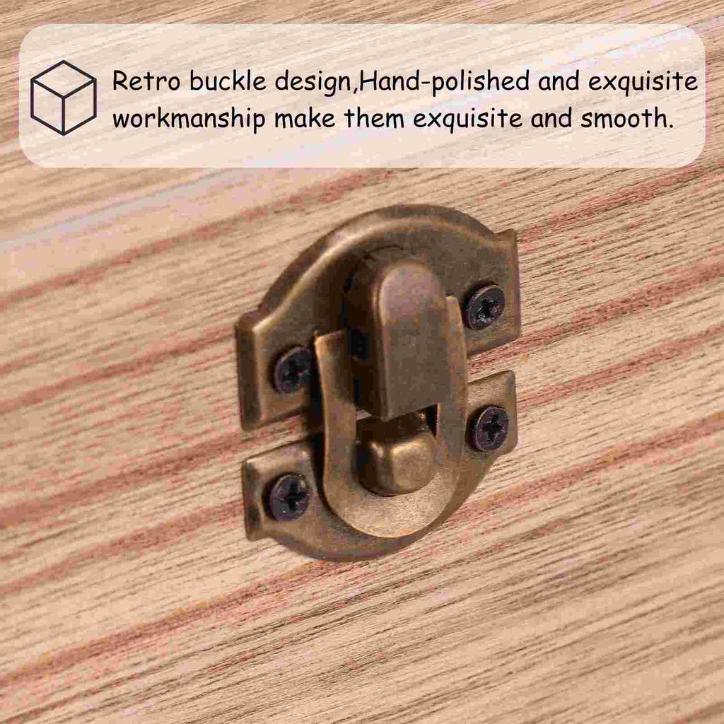 Wooden Storage Box Retro Decor Gift Jewelry Boxes Cord Ring for Packaging Candy Child