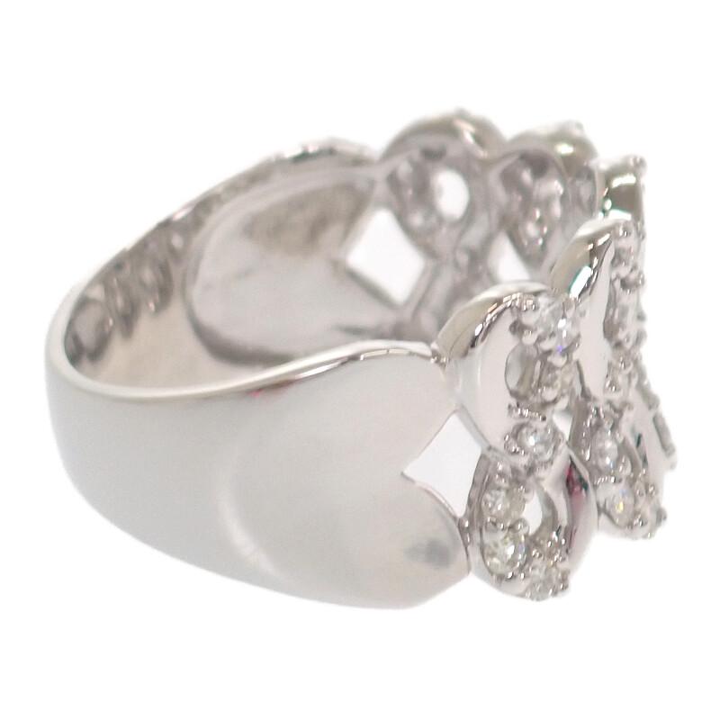 Merkeløs  #13(JP størrelse) ring Pt900Platina Kvinner