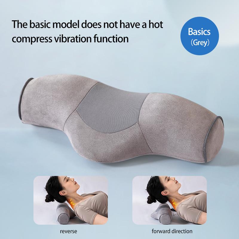 1pc Memory Foam Pillow, Slow Rebound cervical vertebra pillow Hot compress massage function Pillow Core For Anti-snoring Neck