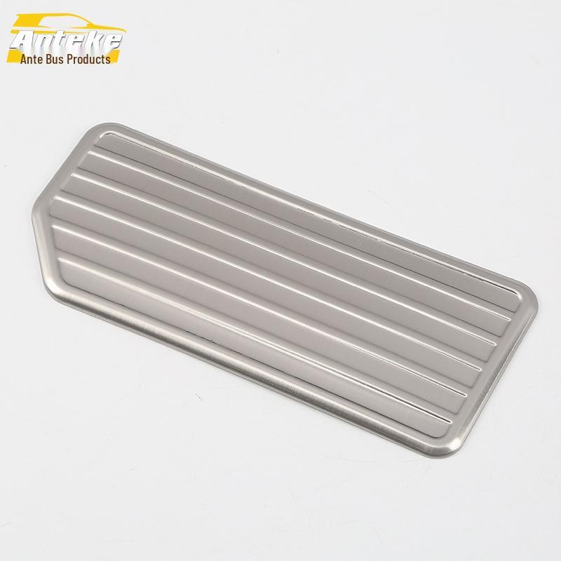 Compatible with 10th-Gen Accord Pedals: Stainless Steel Rest, Accelerator & Brake Pedal Covers