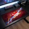 Turkey Football Crest Mouse Pad, Extended Non Slip Rubber Desk Mat for Gaming Office Laptop Fan Gift