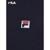 FILA Men's Knitted Long-Sleeve Polo Shirt