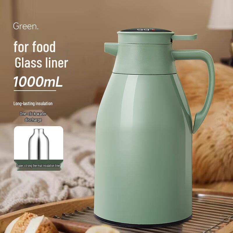 Large Capacity Smart Thermos Flask for Household Use