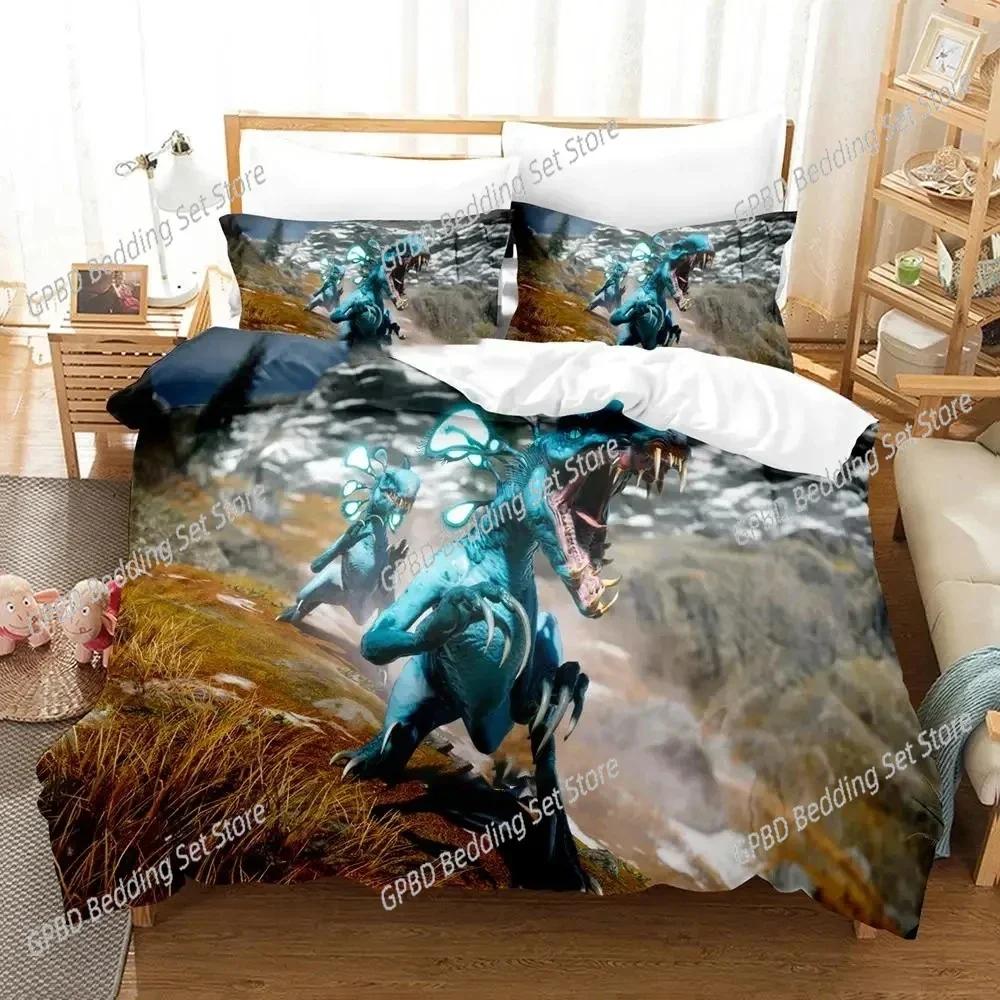Game Second Extinction 3D Bedding Set Duvet Cover Pillowcases Single Twin Full Queen King Size Home Decor Quilt Boys Gift