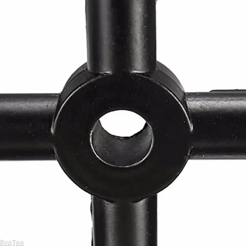 4 In 1 Multifunction Electrician Plumber Cross Switch Wrench Tool Universal Square Triangle Key for Gas Train Bleed Radiator
